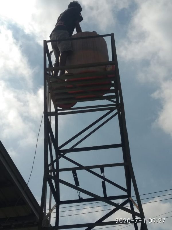 perawatan toren air dan saluran air rumah tangga di Bantul